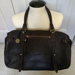 Dooney & Bourke Amato Kelli Satchel MBL07 Leather